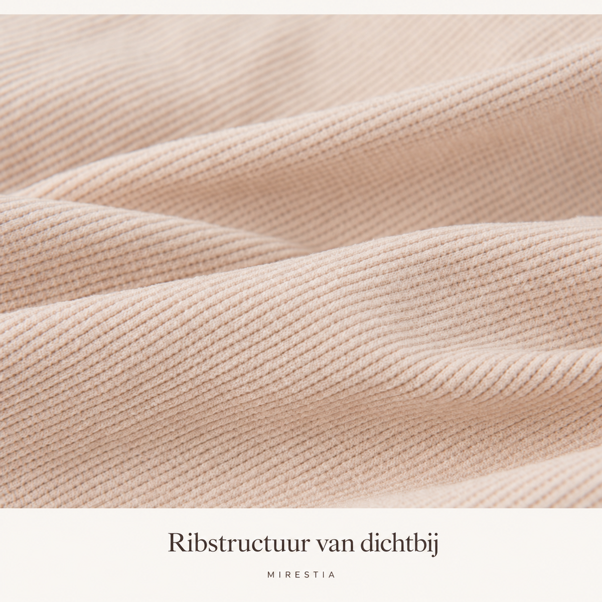 Ribstructuur van dichtbij