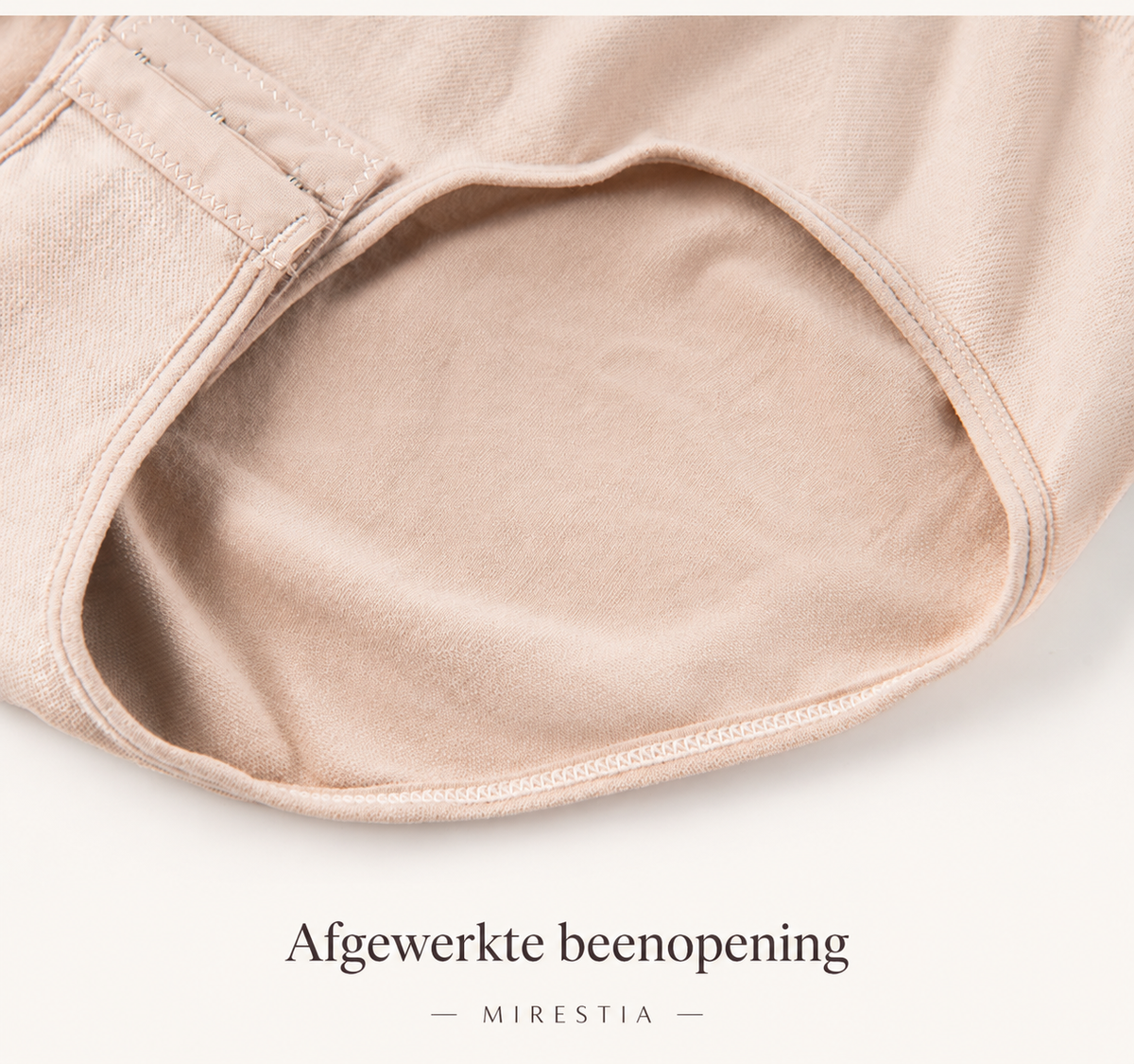 Afgewerkte beenopening